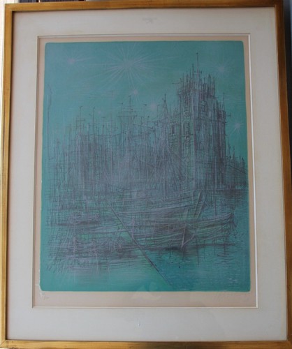 Jean carzou lithographie - carzou,