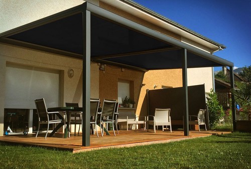 Pergola toile enroulable - pergola,