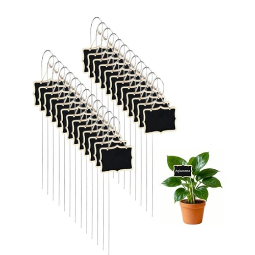 étiquettes jardin bois - de, en