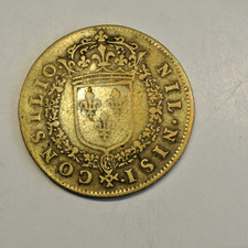 LOUIS XIV  jeton cuivre a dècouvrir