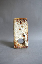 Marius Van Woerden Gouda vase Brutaliste en céramique "Fat lava" Vintage