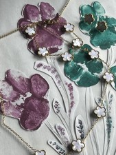Bracelet + collier clover