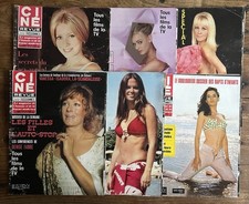 Lot de 6 magazines CINE REVUE de 1969 - Cinéma Télévision Star Actualité Vedette