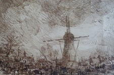 Alfred Théodore Bastien (1873-1955) (02) - encre - Nieuport (Belgique)