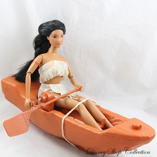 Canoë avec poupée - , pocahontas