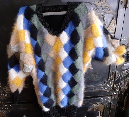 Superbe pull angora modèle - ,