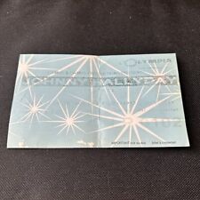 TICKET BILLET CONCERT - JOHNNY HALLYDAY : LIVE PARIS FRANCE OLYMPIA 2000