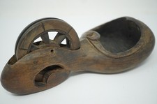 Ancien pot d'encre Sumitsubo outil de menuiserie japonais en bois époque...