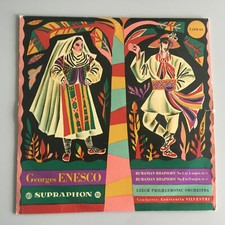 LP - Georges Enesco Rumanian Rhapsody 1 2 Czech Silvestri Supraphon F LPM 310