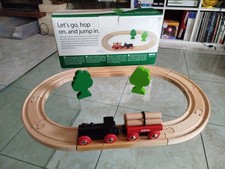 BRIO Classic Petit Circuit de Train  En Foret 33042 Complet 