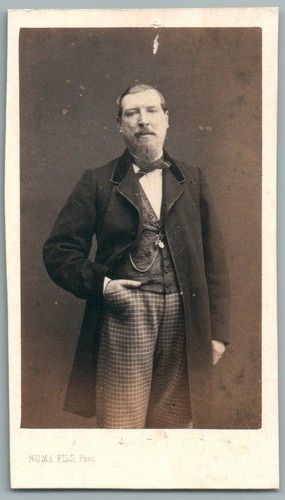 Cdv homme portant petite - cdv,