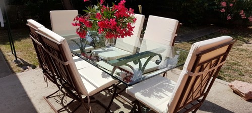 Six chaises fer - chaises,