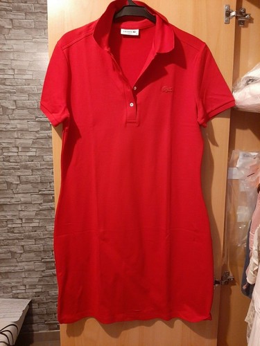 Robe rouge lacoste - rouge, "lacoste"