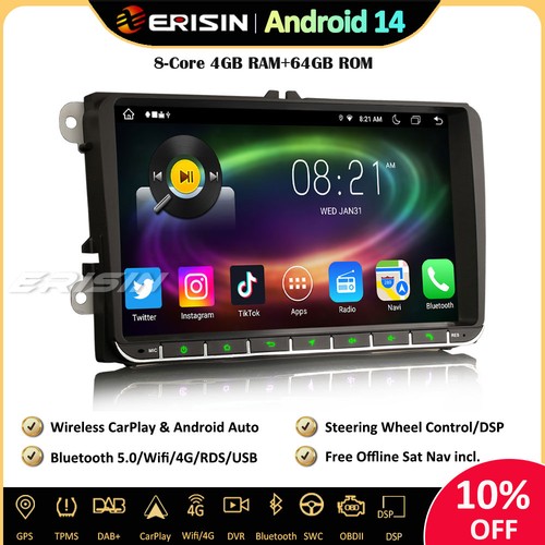 Dab android autoradio - 9"dab+android, gps