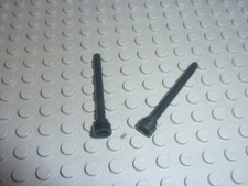 2 x Lego Black Antenna 4H ref