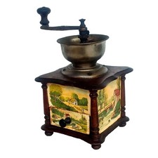 ANCIEN MOULIN A CAFE JAPY FRÈRES DECOR SCENE CAMPAGNE COFFEE GRINDER KAFFEEMUHLE