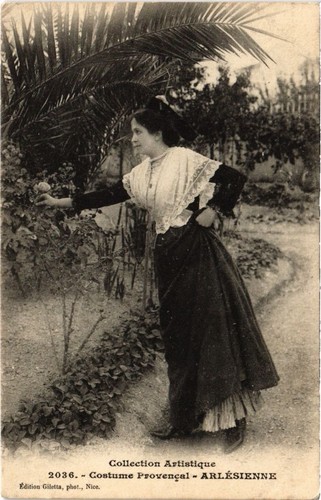 Cpa costume provencal - cpa,