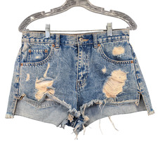 Pull & Bear Mens Cut Off Jean