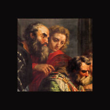 DÎNER - Tableau Jésus-Christ Peinture Peinture Calice Doré Impression XXL