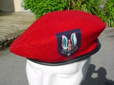 SAS GB WW2 BERET ROUGE " WHO