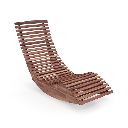 Chaise longue bascule en - chaise, à