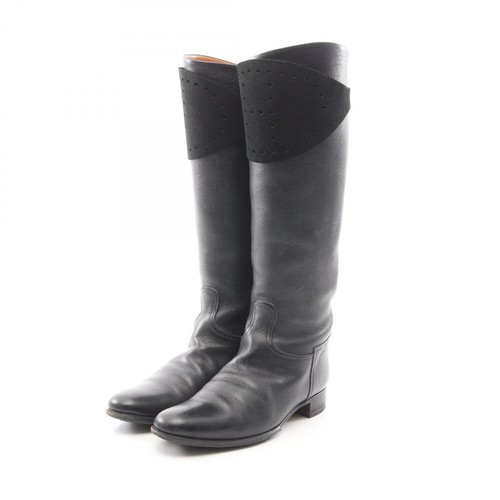 Bottes hermes evelyne cuir - hermes,