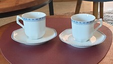 2 tasses à café + soucoupe