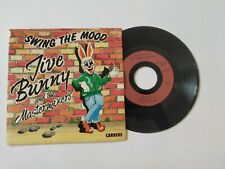 SP Vinyle 45T Jive bunny and the mastermixers "Swing the mood" BE 1989