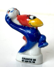 Fève FOOTIX Mascotte Coupe du Monde de Foot 1998 Galette des rois French charm