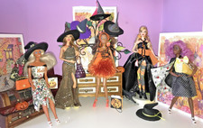 BARBIE  Halloween Muse Sorcières BMR1959 BEWITCHED  & Accessoires  MATTEL