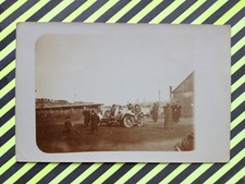 Carte Photo MILANO ? AUTOMOBILE Isotta Fraschini ? VOITURE CAR CARRIAGE 4 phares