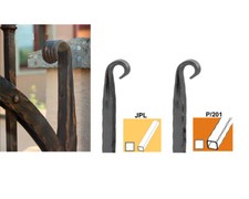 Fin Du Cadre Du Portail Ou Du Champ De Clôture Barre De Garde Fin H300mm