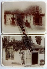 2 CDV PHOTO maison débit de