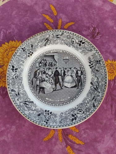 Assiette porcelaine opaque - assiette,