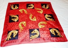 Foulard Christian Dior Modèle Panthère en soie