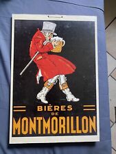 Carton Publicitaire Bière De Montmorillon