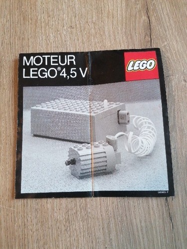 Notice seul lego vintage - notice,