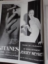 Jersey NEYRET par René VINCENT + piano BORD + CHYPRE SAUZE ILLUSTRATION 1929