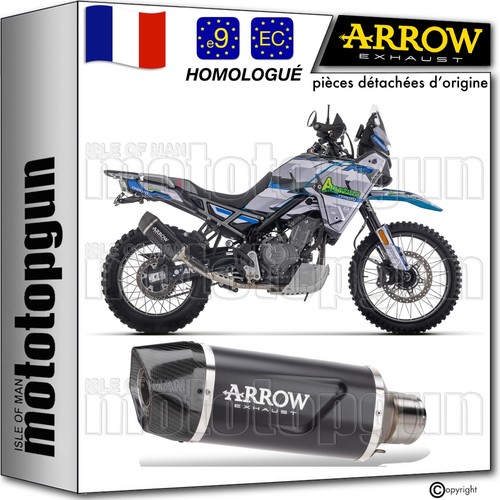 Arrow pot echappement approuve - arrow,