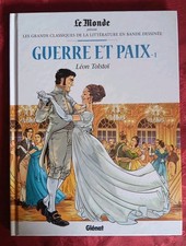 Les grands classiques de la littérature en BD GUERRE ET PAIX 1 glénat