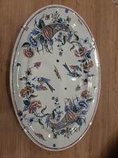 Plat ovale Gien 19ème /
