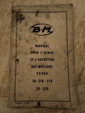 Notice moteur BERNARD BM 18