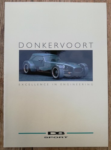 Donkervoort sport brochure - ,