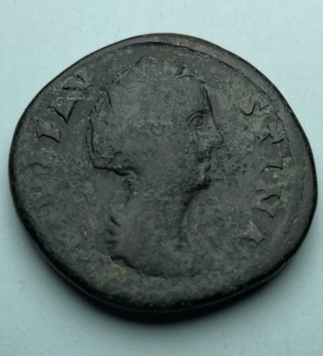 Monnaie romaine faustine - monnaie, ,