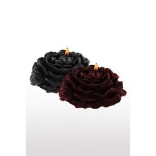 Set 2 bougies en forme de rose