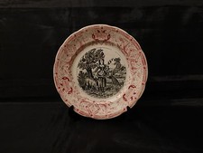 assiette parlante digoin sarreguemines,jeanne d'arc,n°1