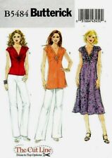 ??✂5484 PATRON BUTTERICK 3 CREATIONS  ROBE TUNIQUE BLOUSE DRAPEE  36 AU 52