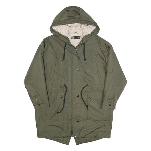 Zara veste parka polyester - zara,