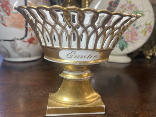 Corbeille coupe porcelaine - en,