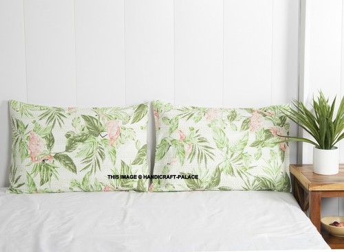 Housse coussin kantha - housse,